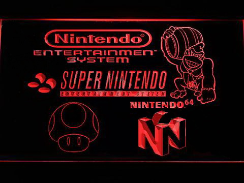 Super Nintendo LED Neon Sign